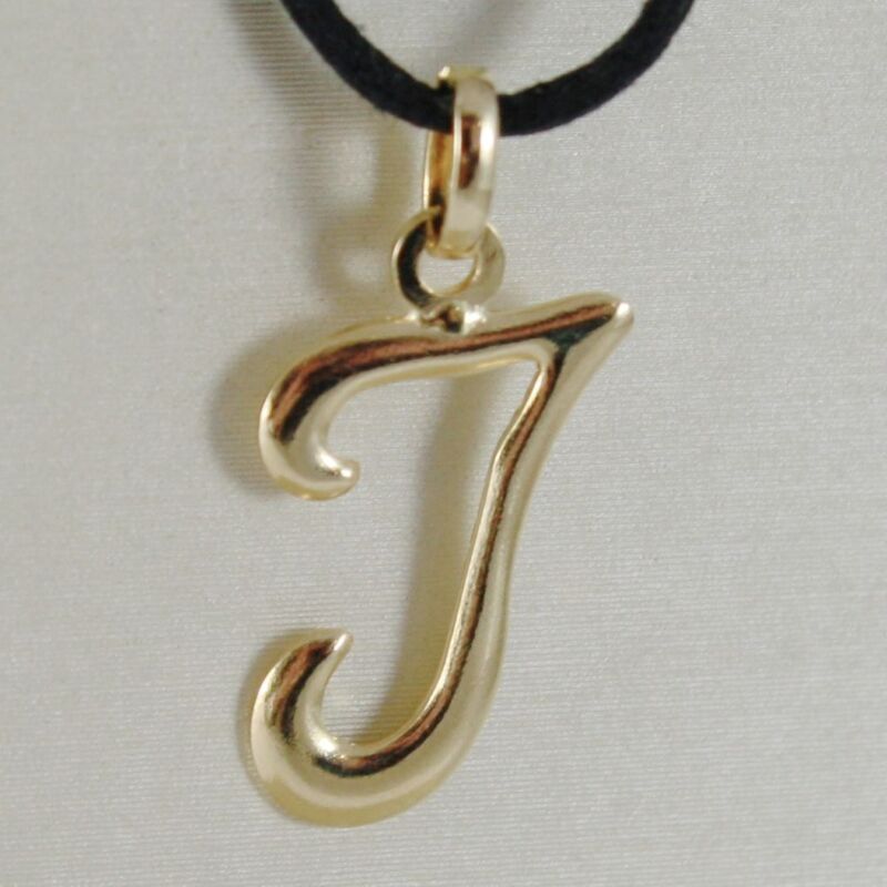 Ciondolo con lettera iniziale D corsivo in oro giallo 18k | GV Ciondolo con lettera iniziale D corsivo in oro giallo 18k | GV