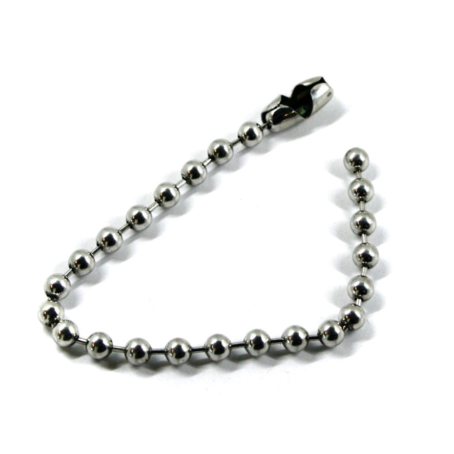 Bracciale in argento 925, sfere diametro 5mm e tubetti alternati, lunghezza 18cm