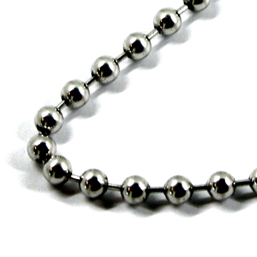 Bracciale in argento 925, sfere diametro 5mm e tubetti alternati, lunghezza 18cm