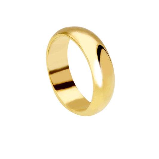Anello Unoaerre fede nuziale, spessore 5.5mm, peso 6 grammi, Mantovana oro giallo o bianco 750 18k
