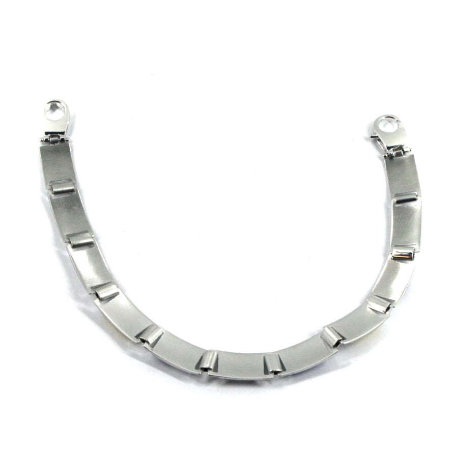 Arcadia-Armband aus 925er Sterlingsilber mit emaillierten nautischen Flaggen, Stärke 8,5 mm, Länge 21 cm, hergestellt in Italien