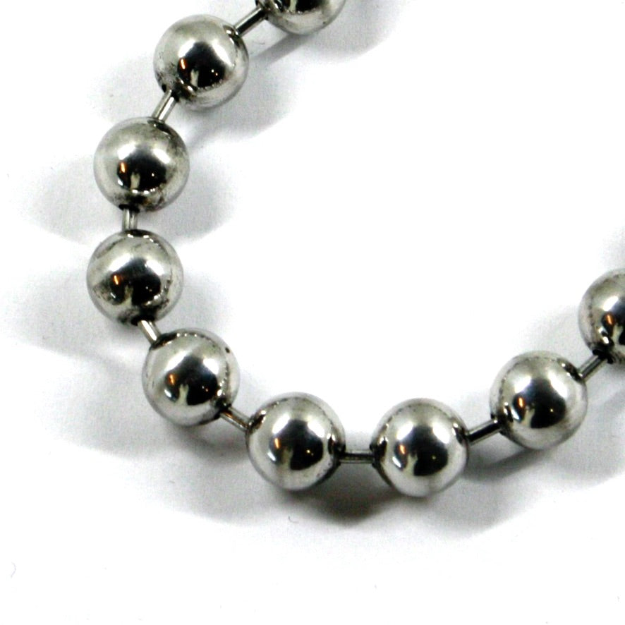 Bracciale in argento 925, sfere diametro 8mm e tubetti alternati, lunghezza 19cm