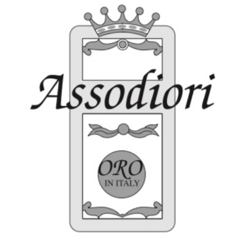 Ciondolo Iniziale D In Oro Bianco 18K – Lettera Lucida 2.1 Cm, Con Cordino Incluso